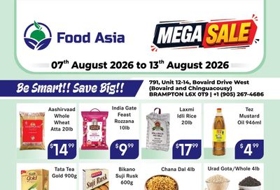 FoodAsia Flyer August 7 to 13