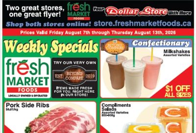 Fresh Market Foods Flyer August 7 to 13