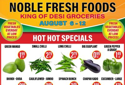 Noble Fresh Foods Flyer August 6 to 12