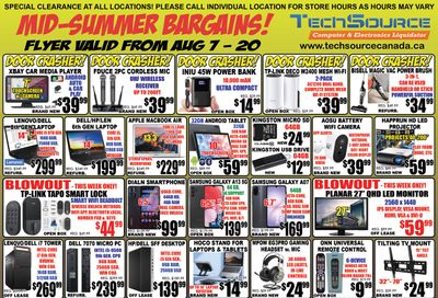 TechSource Flyer August 7 to 20