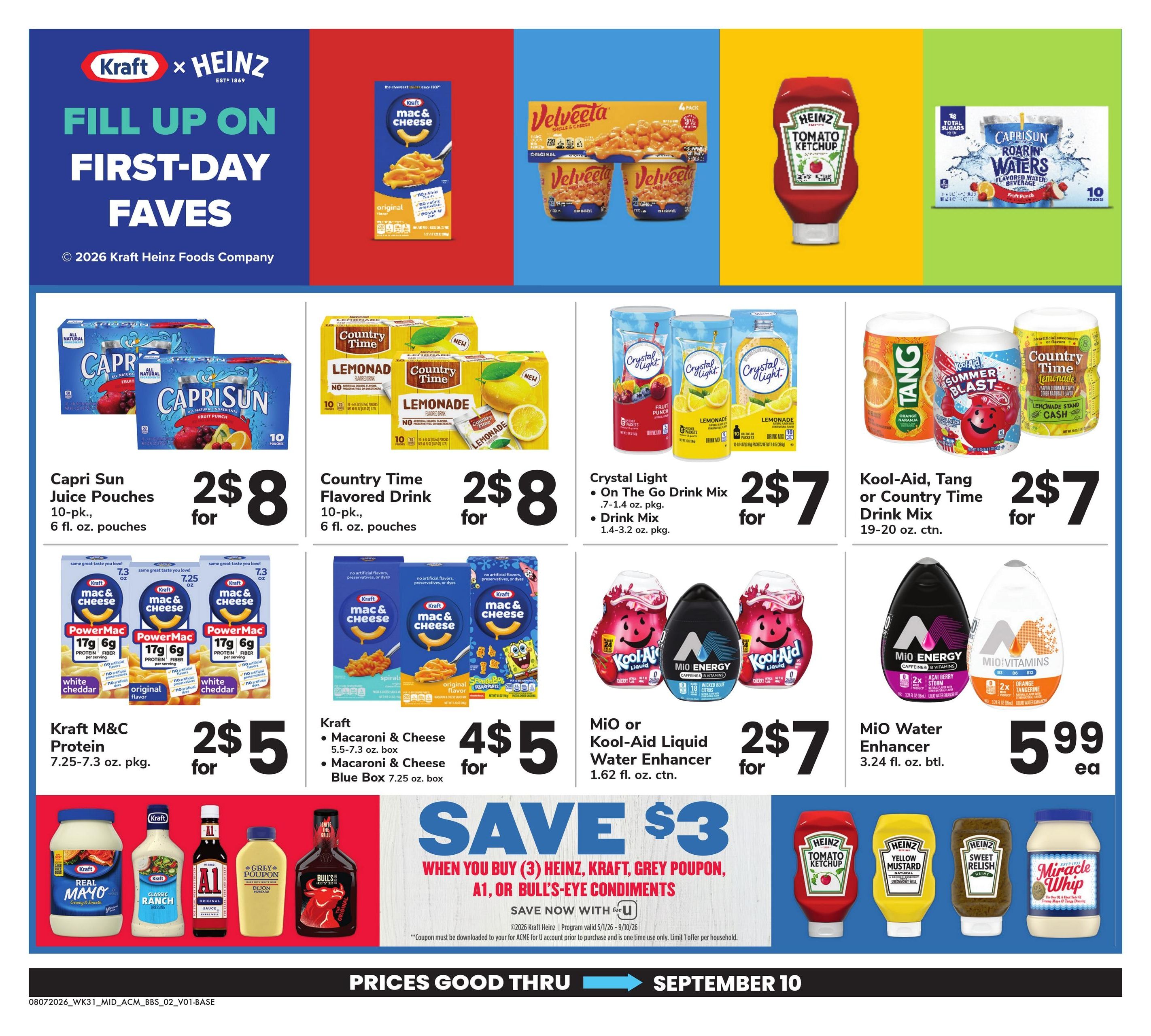 Acme Markets (Salisbury–Chincoteague Island Area, MD–VA) Big Book of Savings Weekly Ad August 7 - September 10, 2026