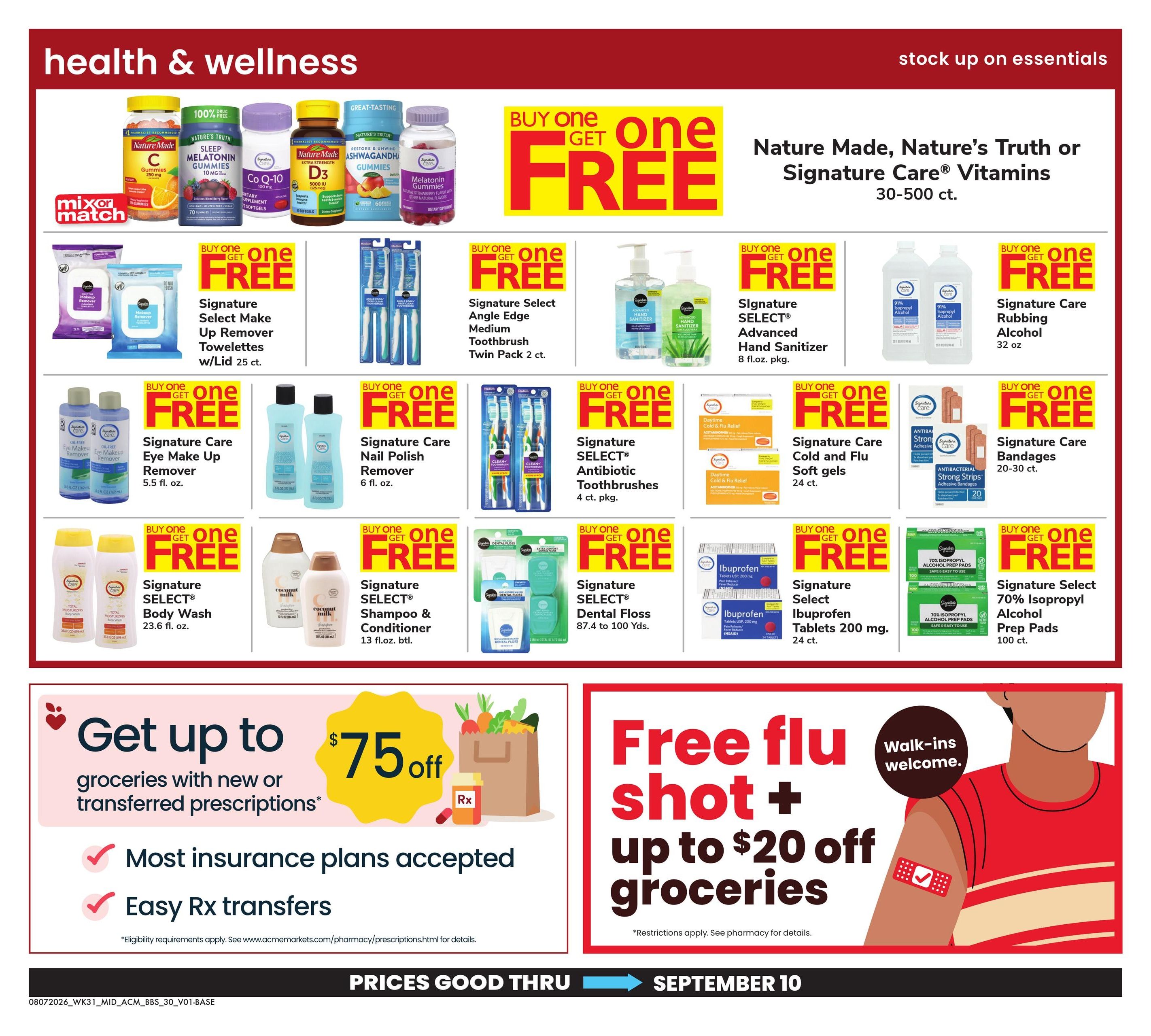 Acme Markets (Salisbury–Chincoteague Island Area, MD–VA) Big Book of Savings Weekly Ad August 7 - September 10, 2026