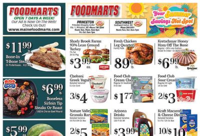 Maine Foodmarts Weekly Ad August 7 - 13, 2026