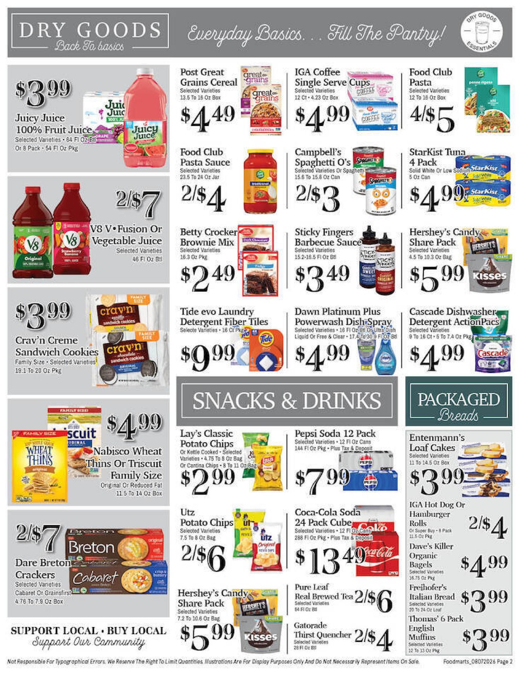 Maine Foodmarts Weekly Ad August 7 - 13, 2026