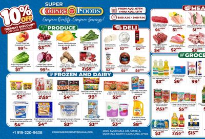 Compare Foods Weekly Ad August 7 - 13, 2026
