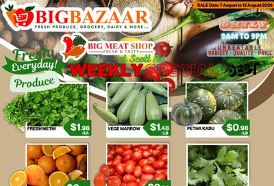 Big Bazaar Canada Flyer August 7 to 12