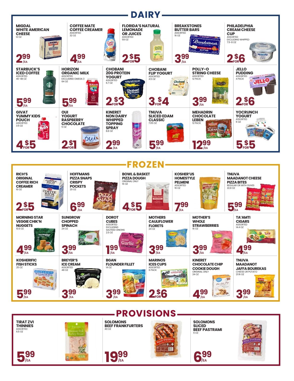 Aron's Kissena Farms Weekly Ad August 9 - 14, 2026
