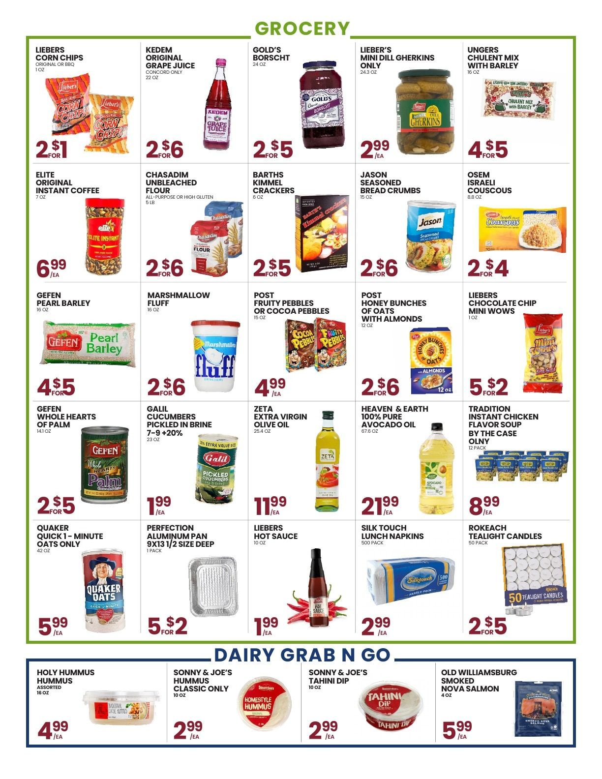 Aron's Kissena Farms Weekly Ad August 9 - 14, 2026