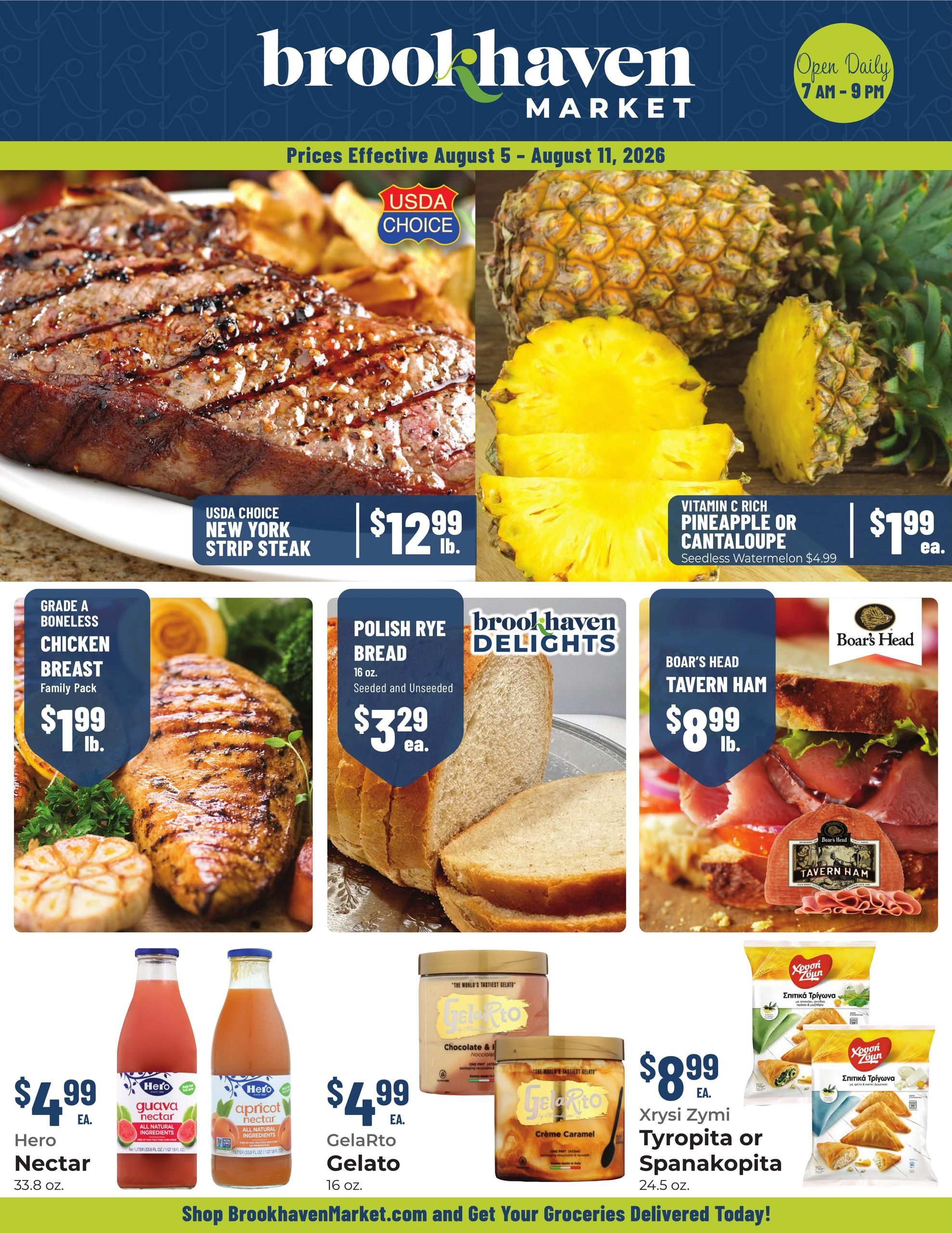 Brookhaven Markets Weekly Ad August 5 - 11, 2026