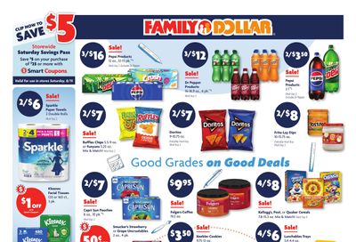 Family Dollar Weekly Ad August 9 - 15, 2026