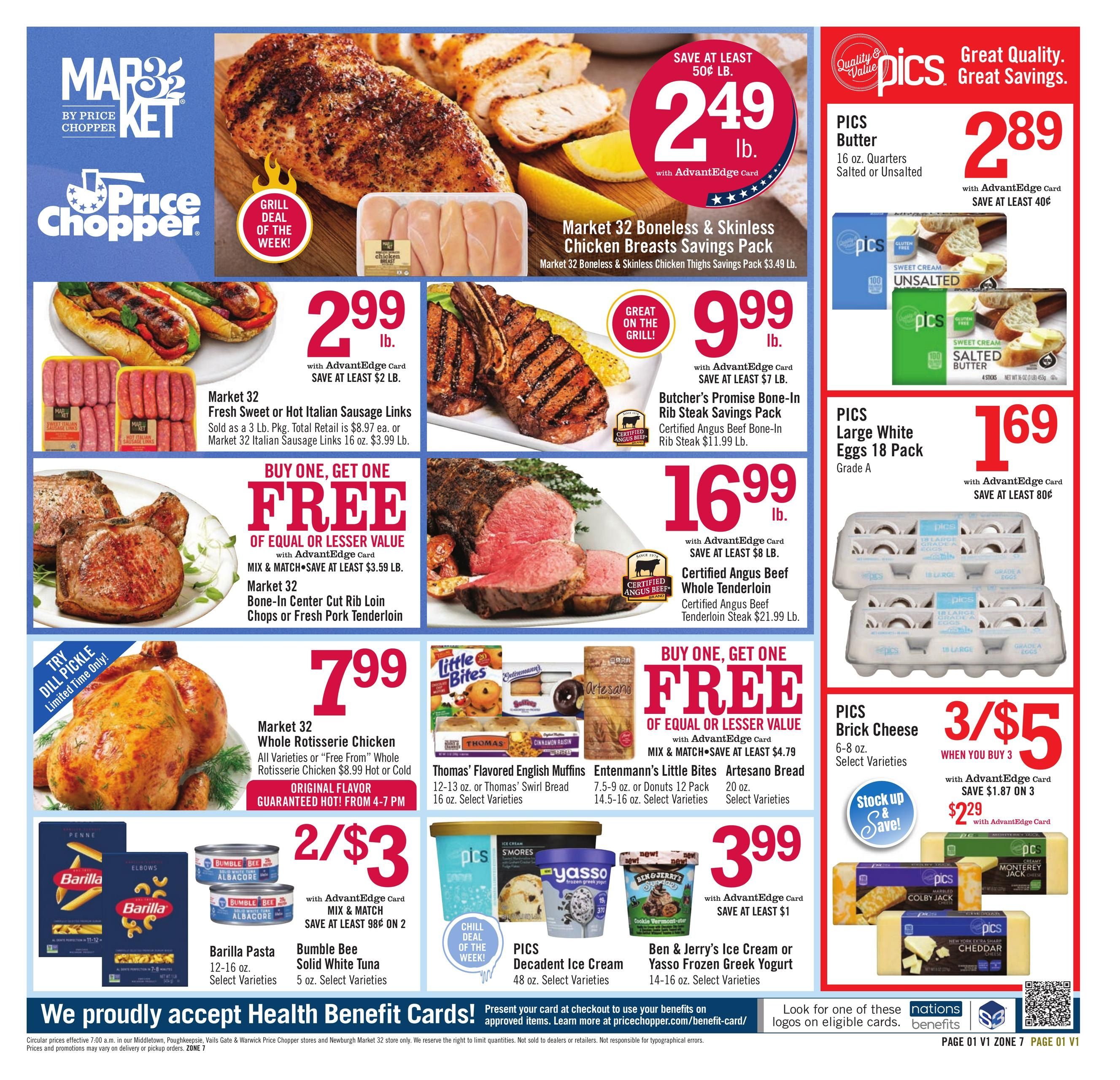 Price Chopper (Wyckoff–Midland Park Area, NJ–NY) Weekly Ad August 9 - 15, 2026