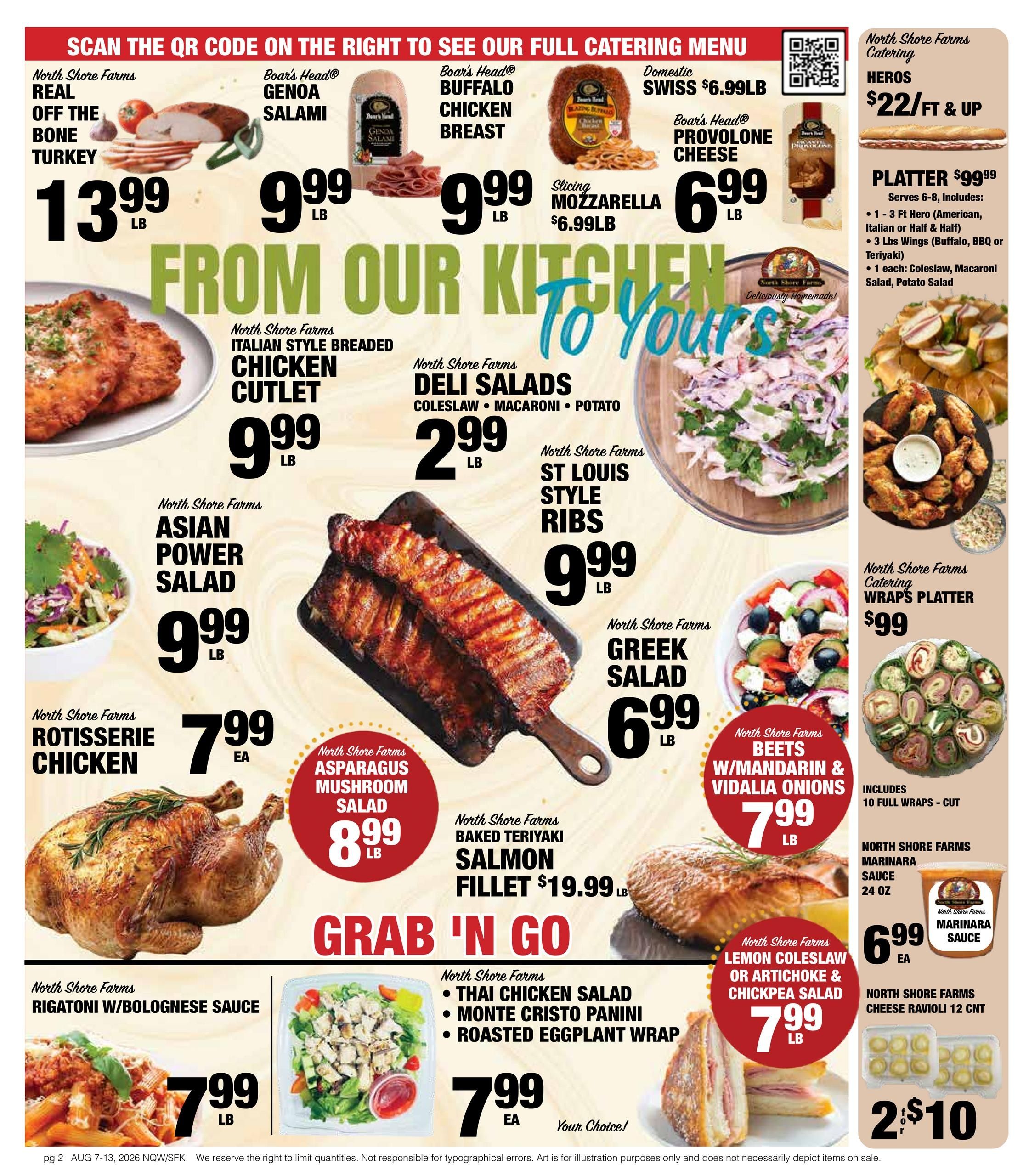 North Shore Farms Weekly Ad August 7 - 13, 2026