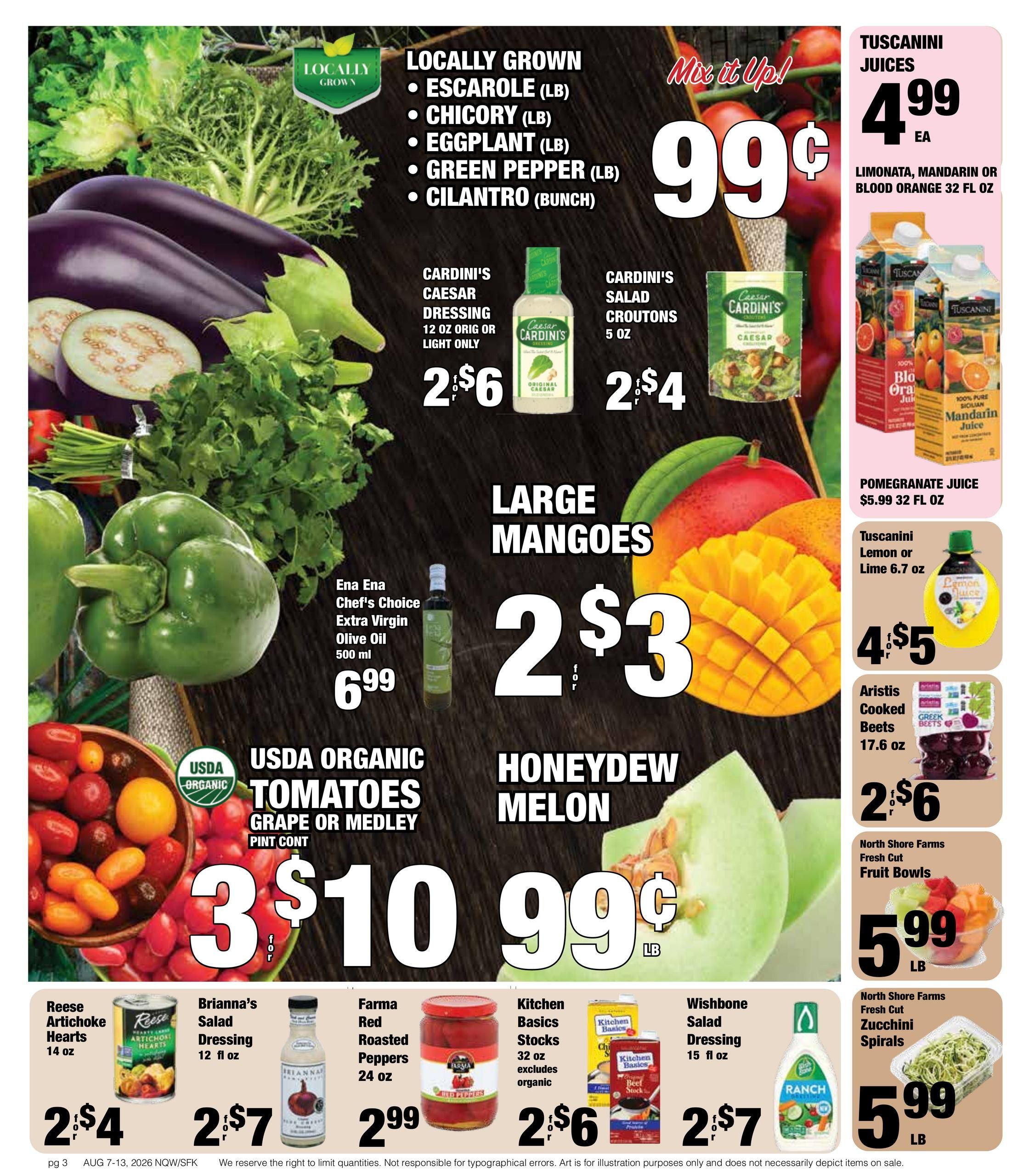 North Shore Farms Weekly Ad August 7 - 13, 2026