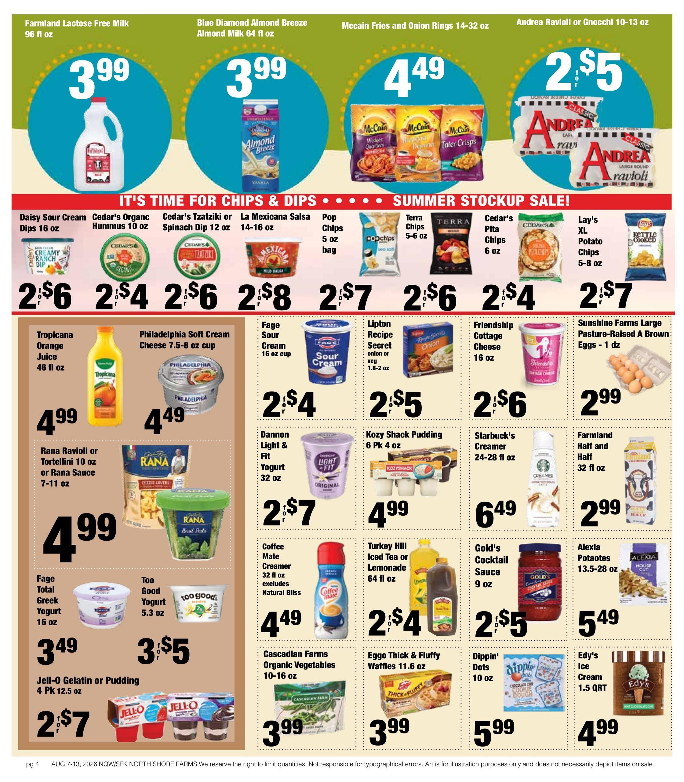 North Shore Farms Weekly Ad August 7 - 13, 2026