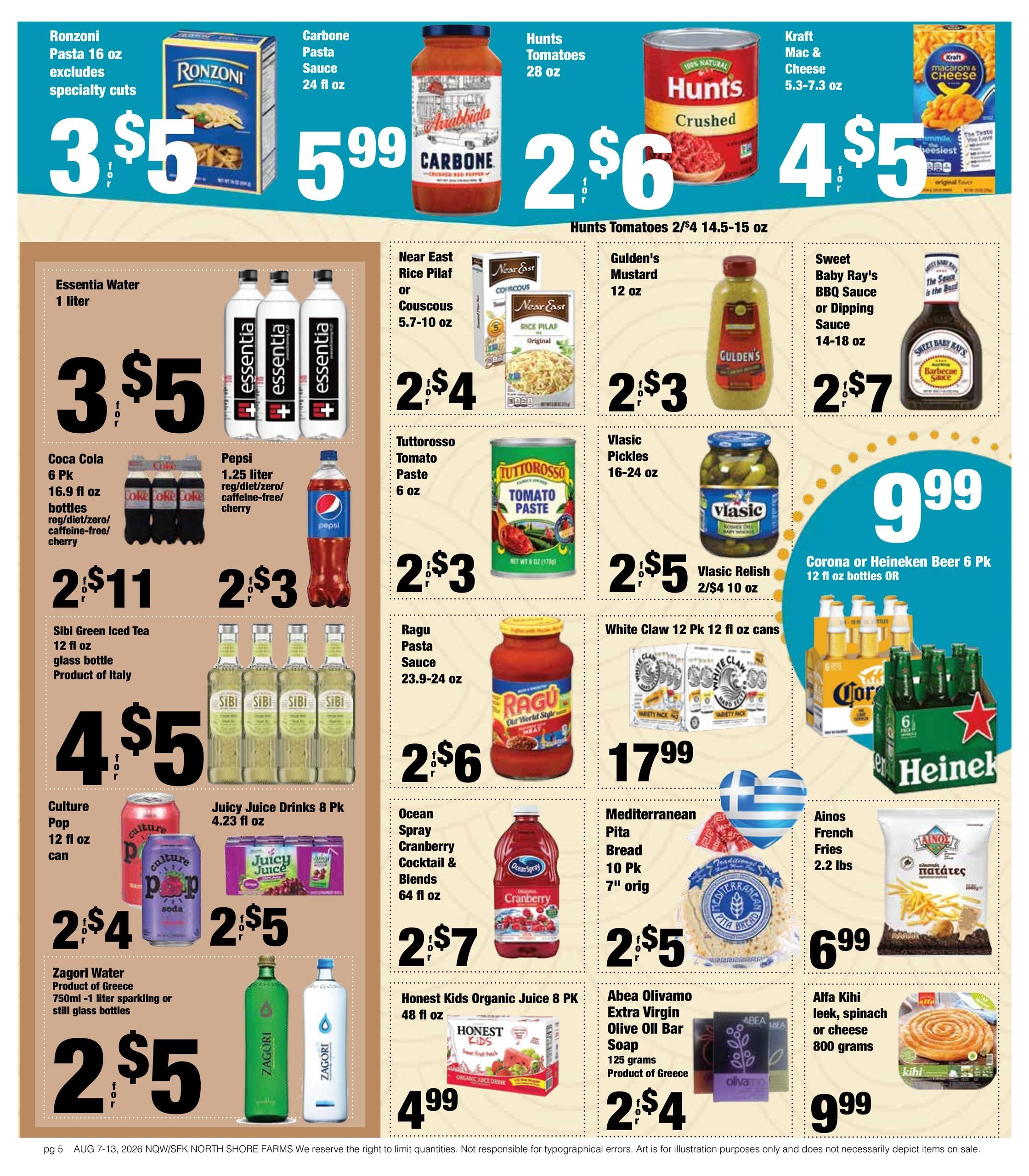 North Shore Farms Weekly Ad August 7 - 13, 2026