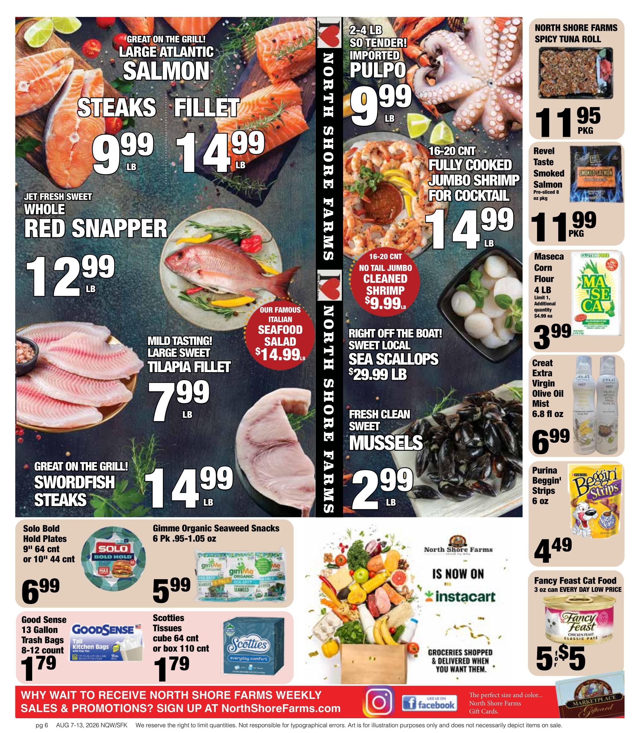 North Shore Farms Weekly Ad August 7 - 13, 2026