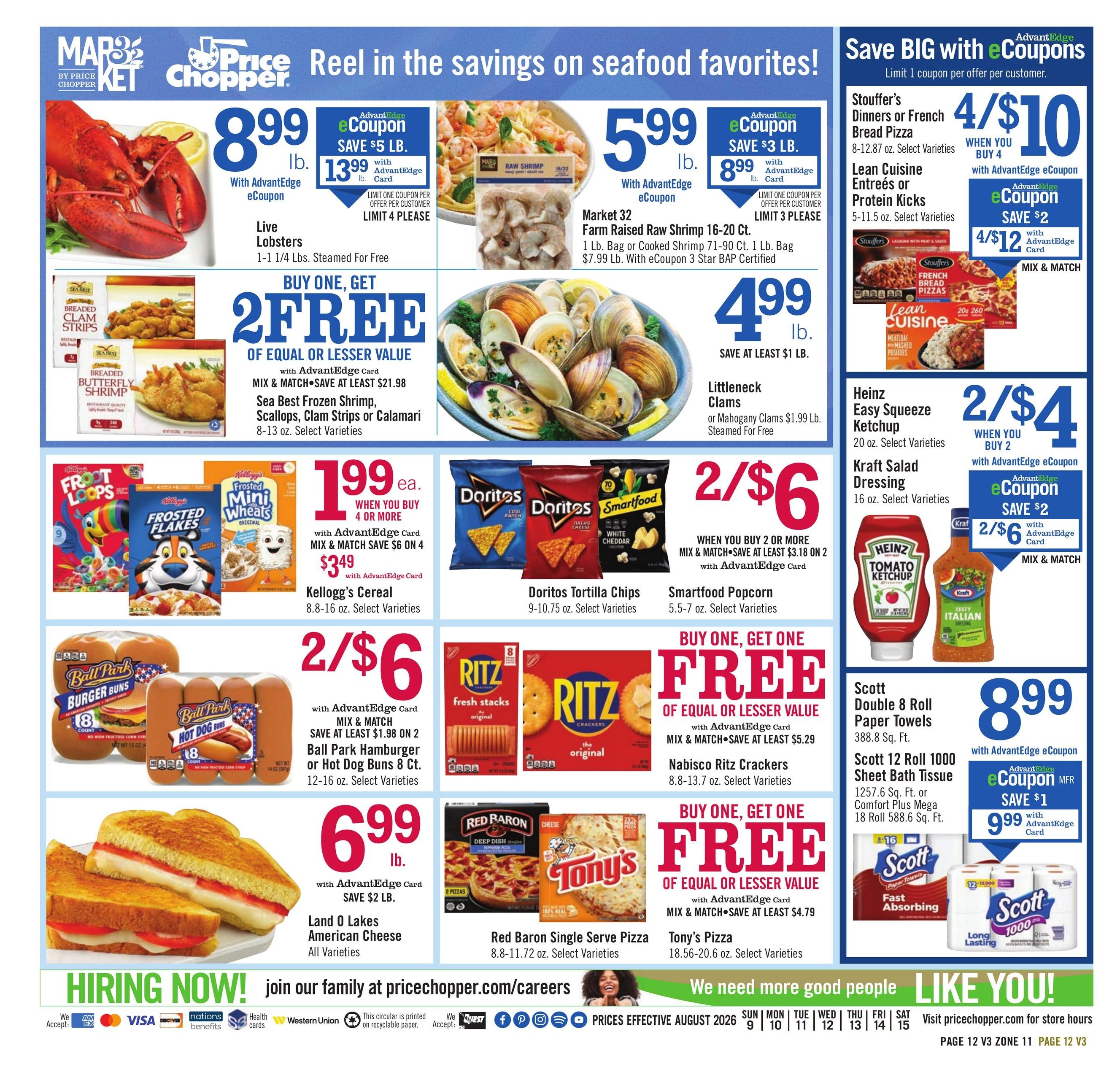Price Chopper (Athol Area, MA) Weekly Ad August 9 - 15, 2026