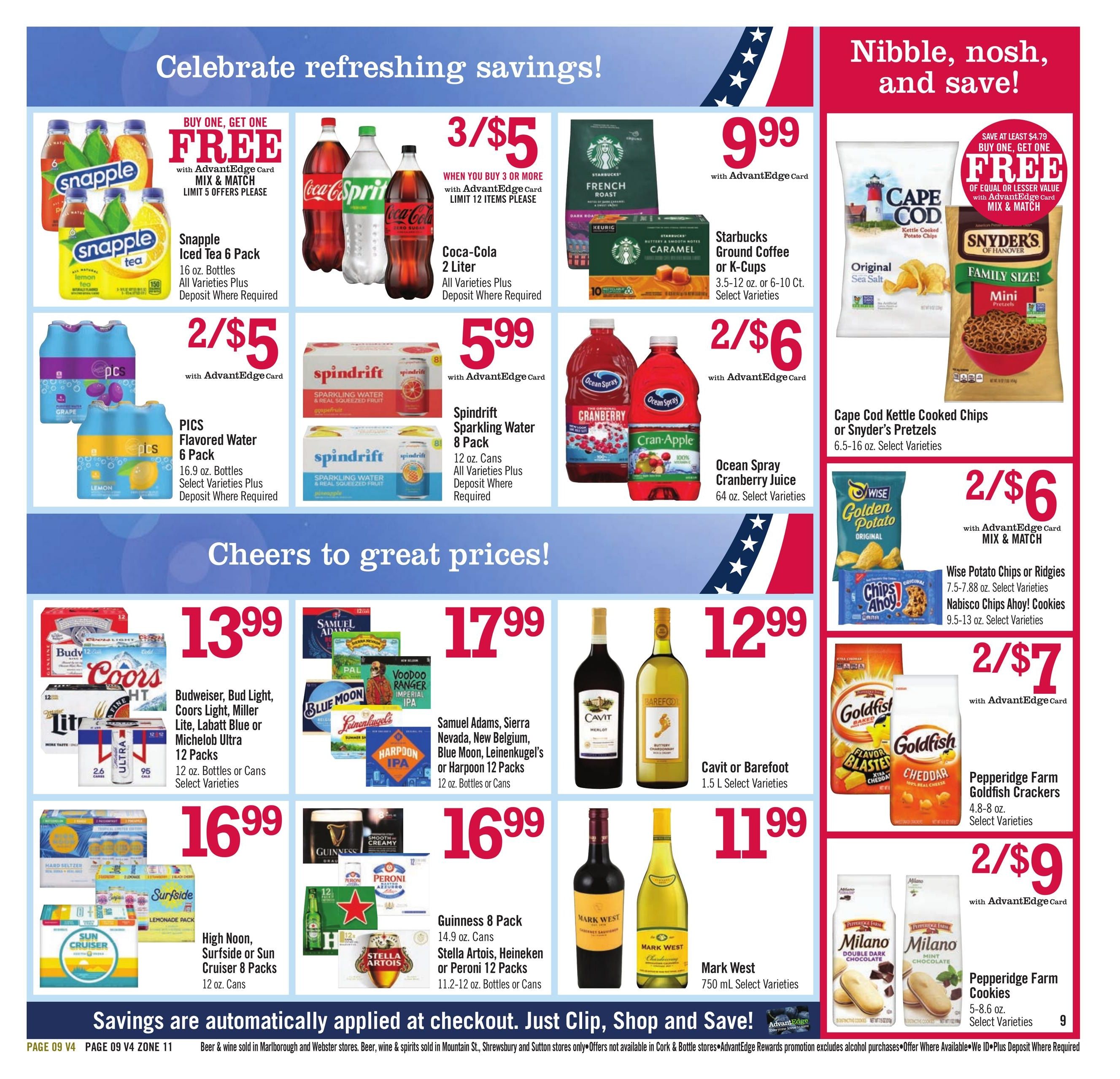 Price Chopper (Athol Area, MA) Weekly Ad August 9 - 15, 2026