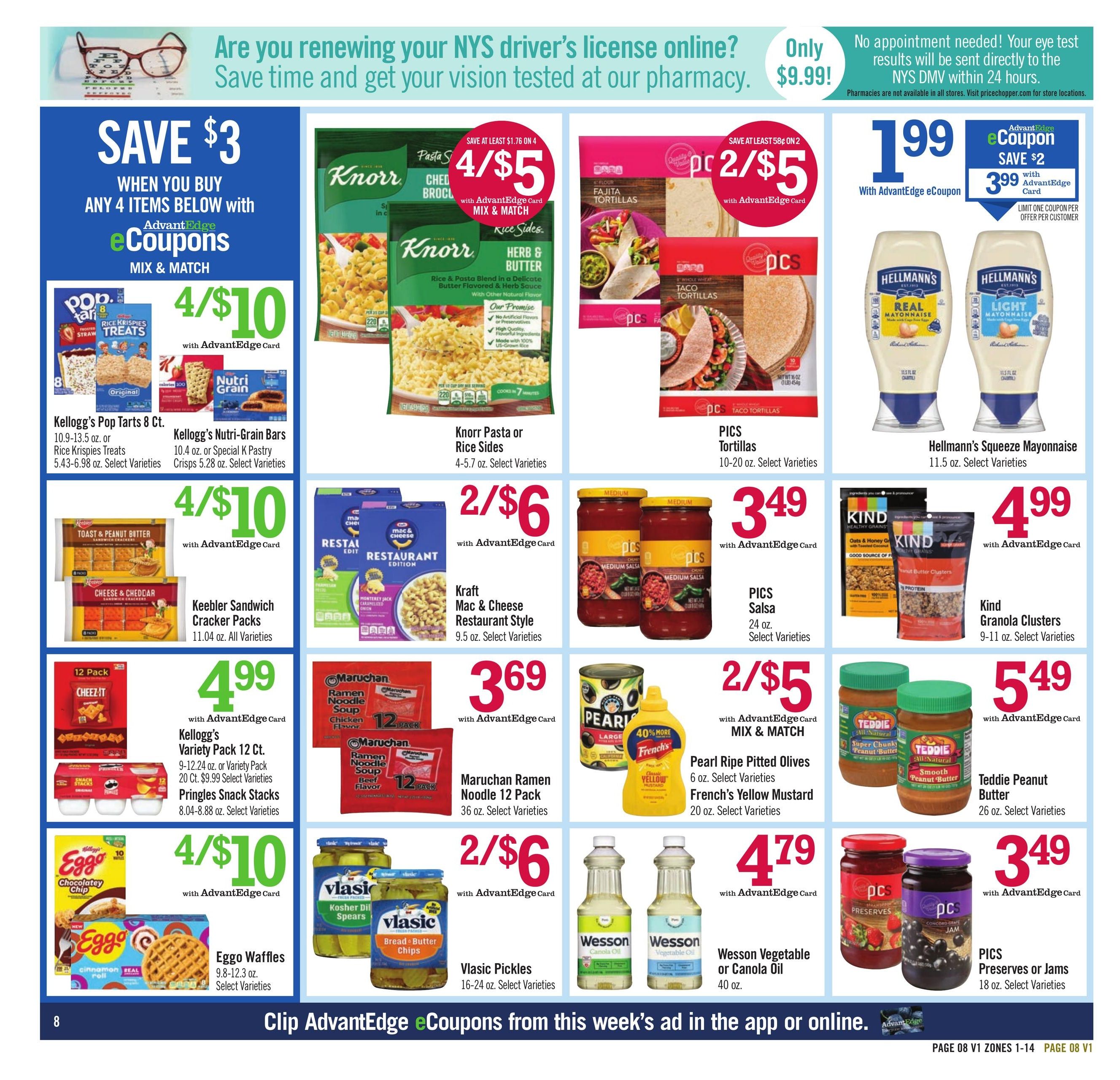 Price Chopper (Albany–Whitehall Area, NY) Weekly Ad August 9 - 15, 2026