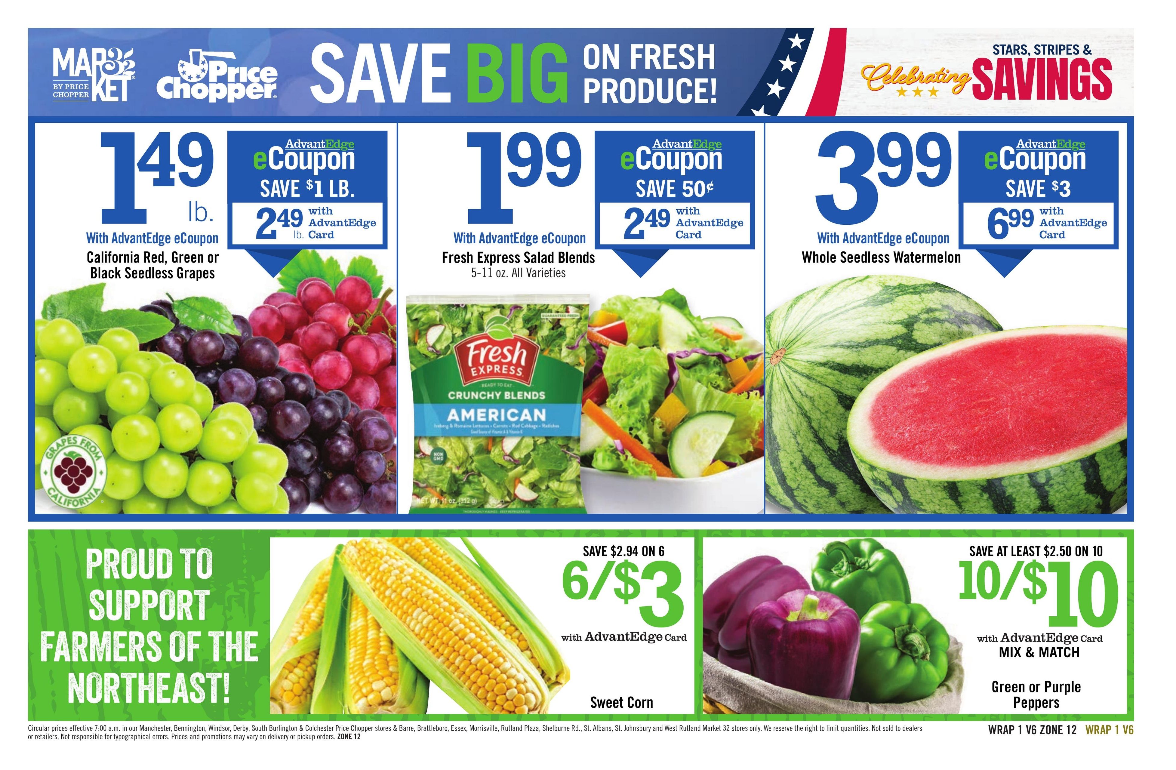 Price Chopper (MA, NH, NY, VT) Weekly Ad August 9 - 15, 2026
