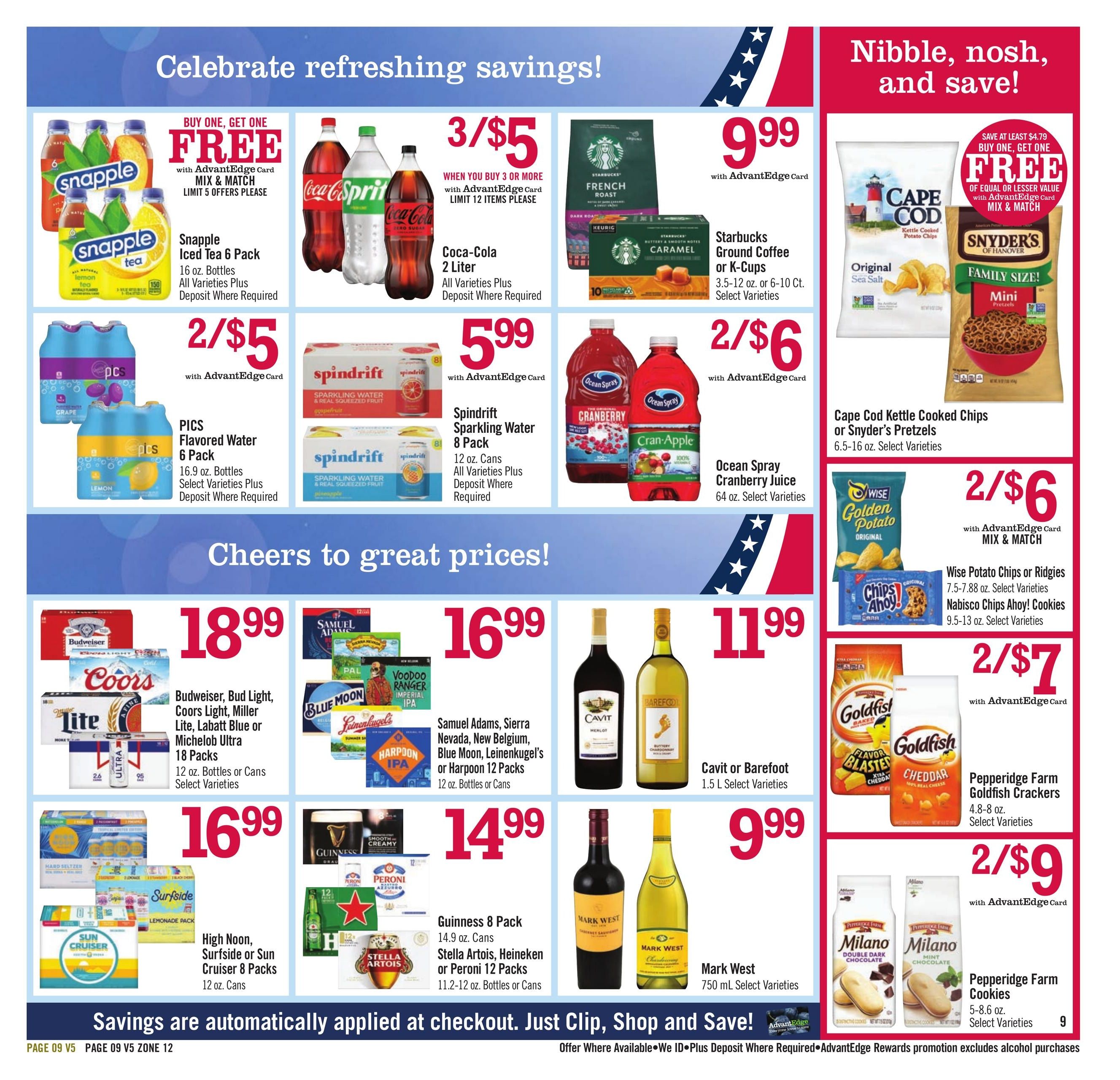Price Chopper (MA, NH, NY, VT) Weekly Ad August 9 - 15, 2026