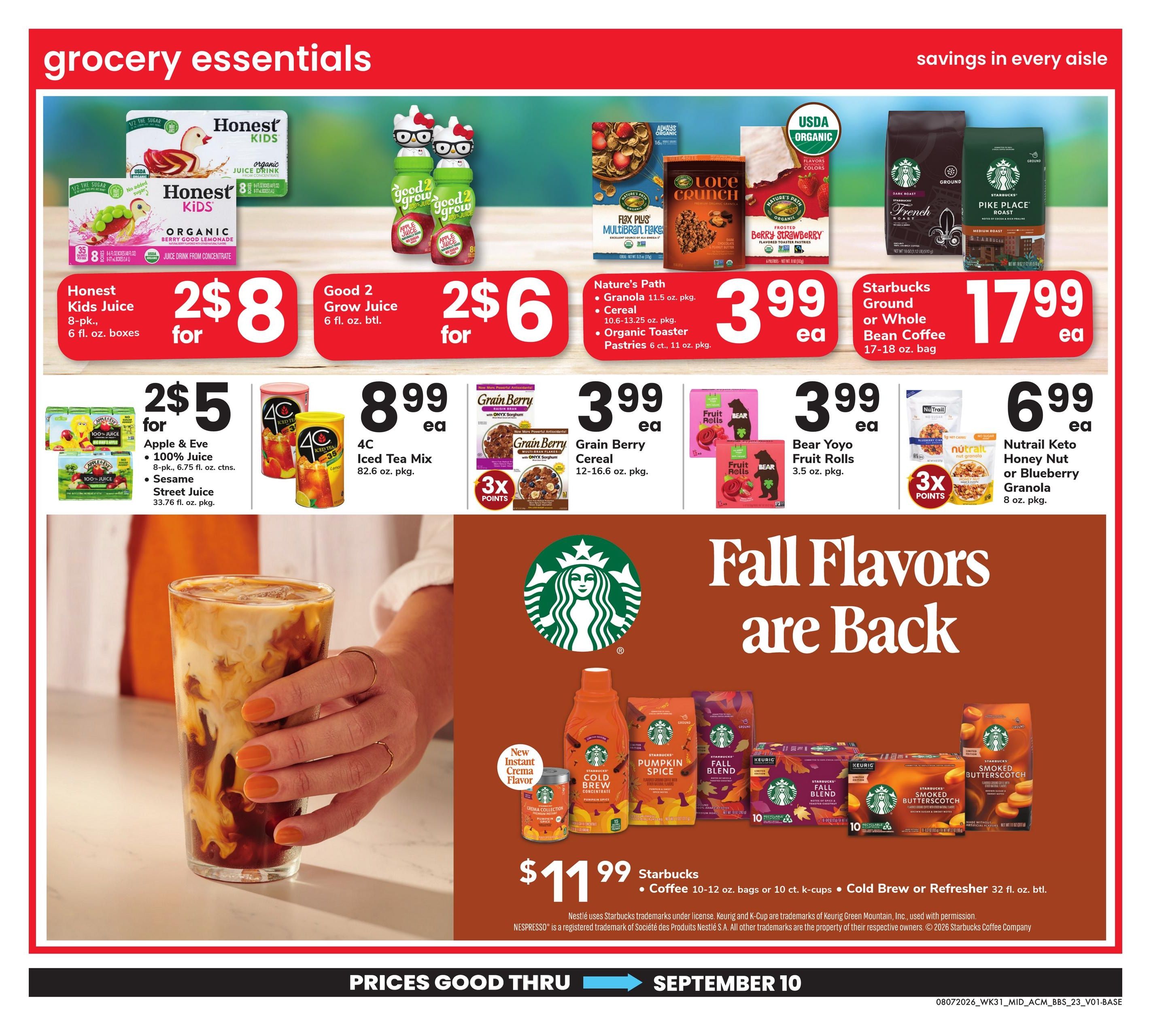 Acme Markets (Dover–Bethany Beach Area, DE) Big Book of Savings Weekly Ad August 7 - September 10, 2026