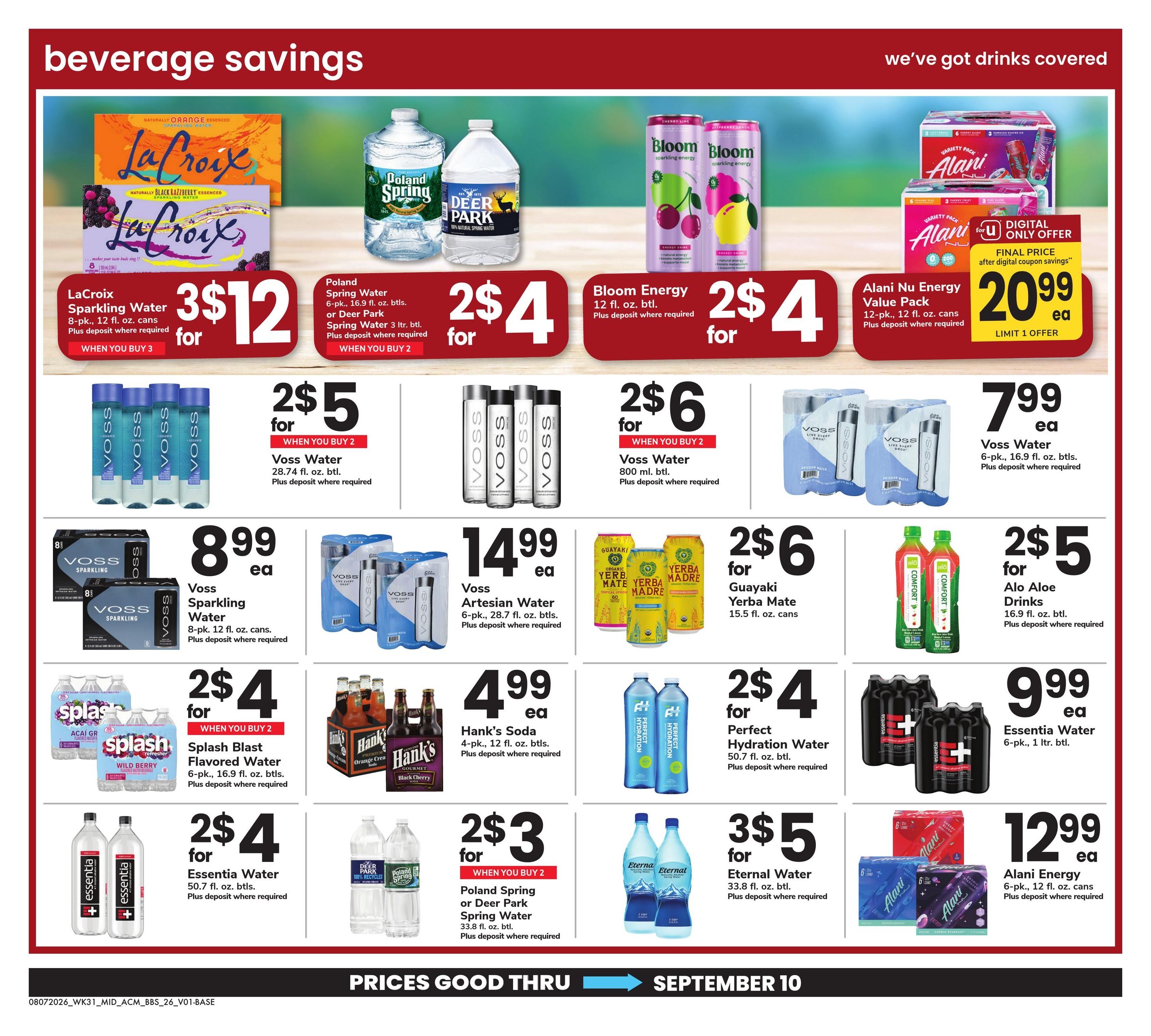 Acme Markets (Dover–Bethany Beach Area, DE) Big Book of Savings Weekly Ad August 7 - September 10, 2026