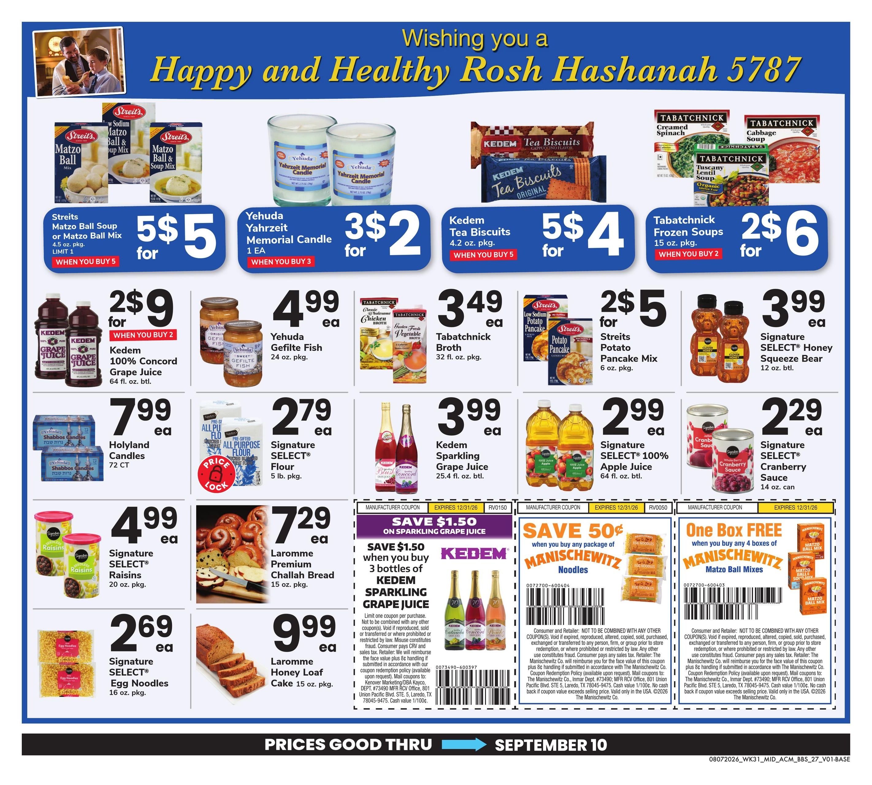 Acme Markets (Dover–Bethany Beach Area, DE) Big Book of Savings Weekly Ad August 7 - September 10, 2026