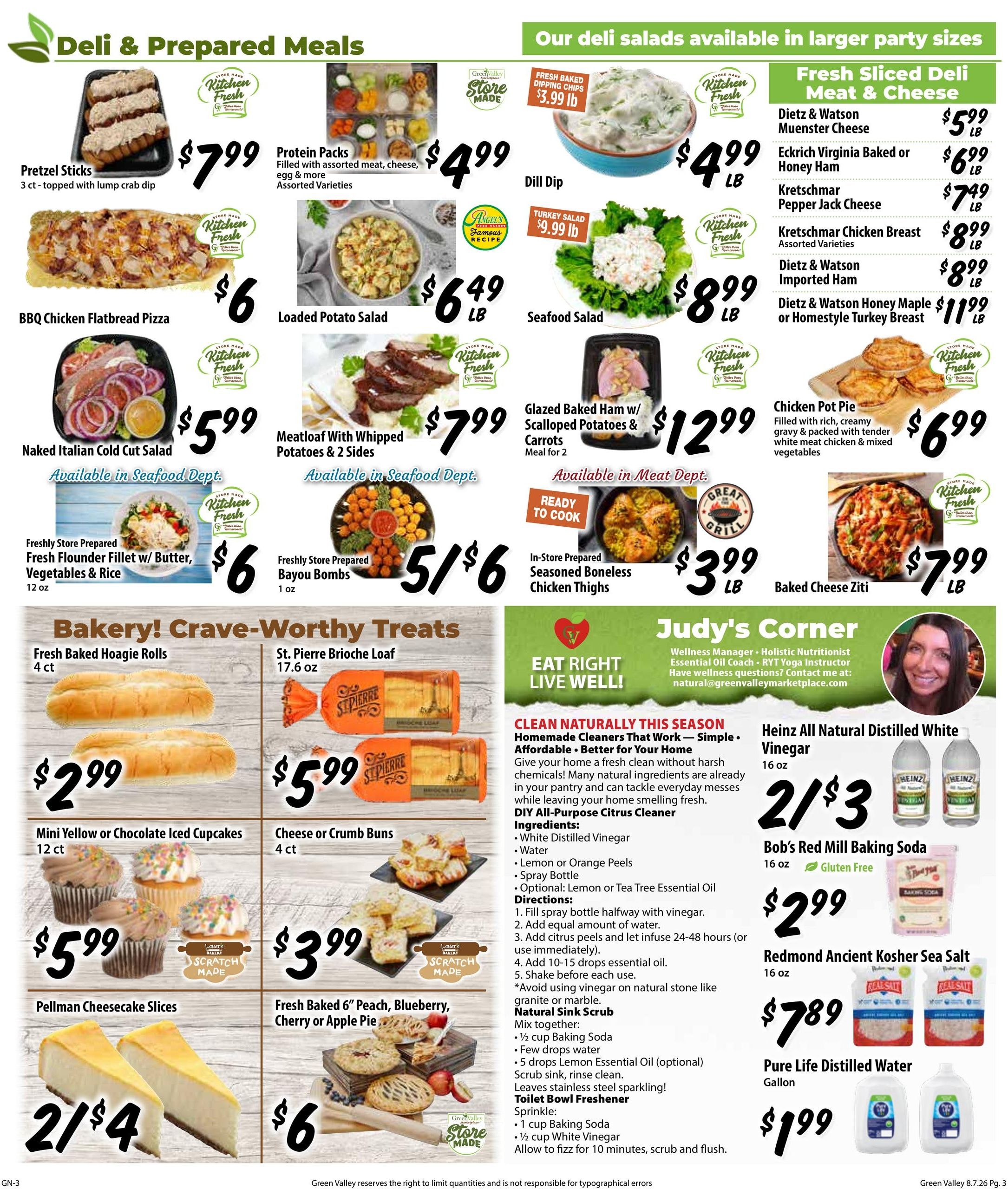 Green Valley Marketplace (Annapolis–Linthicum Heights Area, MD) Weekly Ad August 7 - 13, 2026