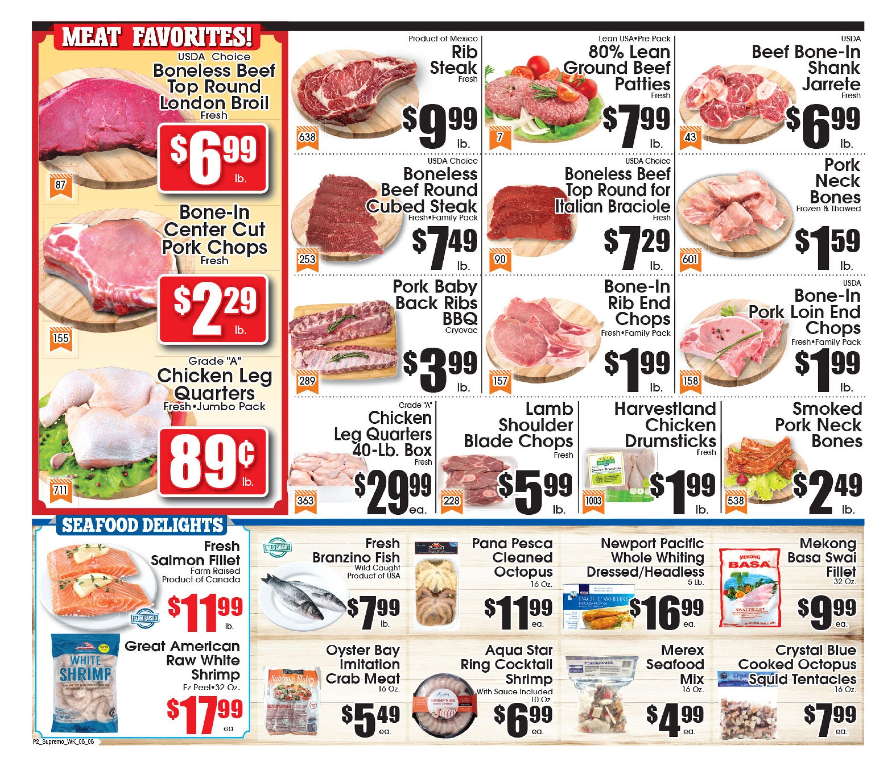 Supremo Foods Inc (NJ, NY, PA) Weekly Ad August 8 - 14, 2026