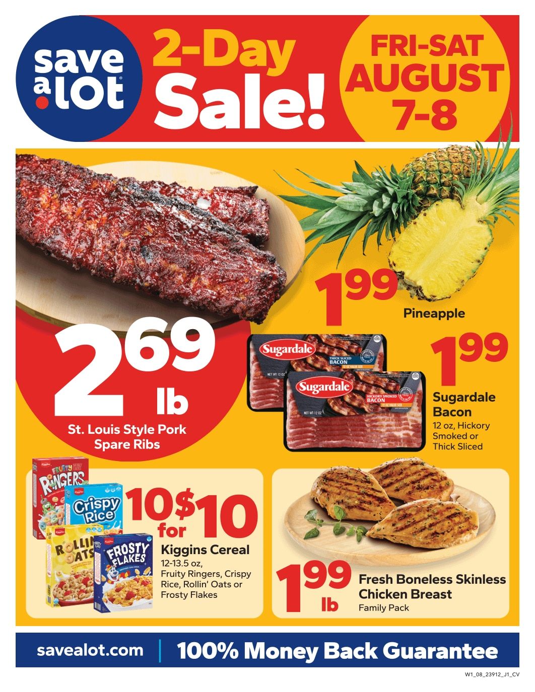 Save a Lot Food Stores (Clare, MI) Special Promotion Weekly Ad August 7 - 8, 2026