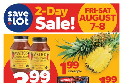 Save a Lot Food Stores (East St. Louis and other locations, IL) Special Promotion Weekly Ad August 7 - 8, 2026