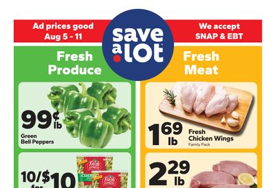 Save a Lot Food Stores (Canton and other locations, MS) Weekly Ad August 5 - 11, 2026