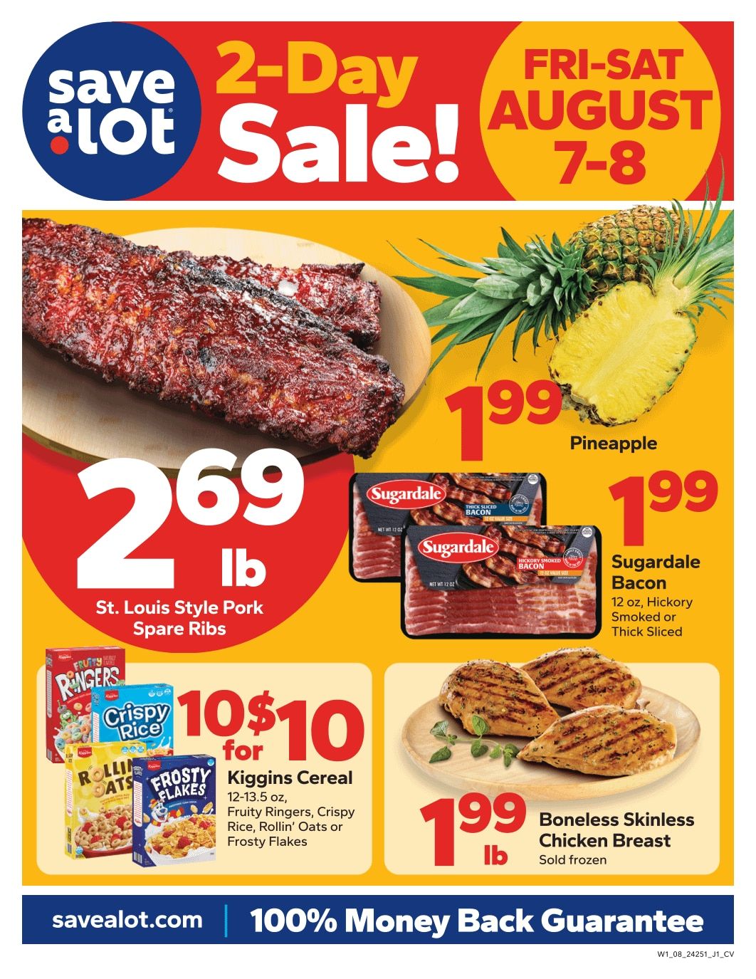 Save a Lot Food Stores (Bradford, Kane and St Marys, PA) Special Promotion Weekly Ad August 7 - 8, 2026