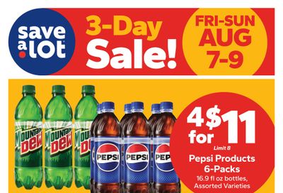 Save a Lot Food Stores (West Liberty and Williamsburg, KY) Special Promotion Weekly Ad August 7 - 9, 2026