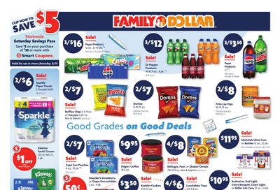 Family Dollar (AL, MS) Weekly Ad August 9 - 15, 2026