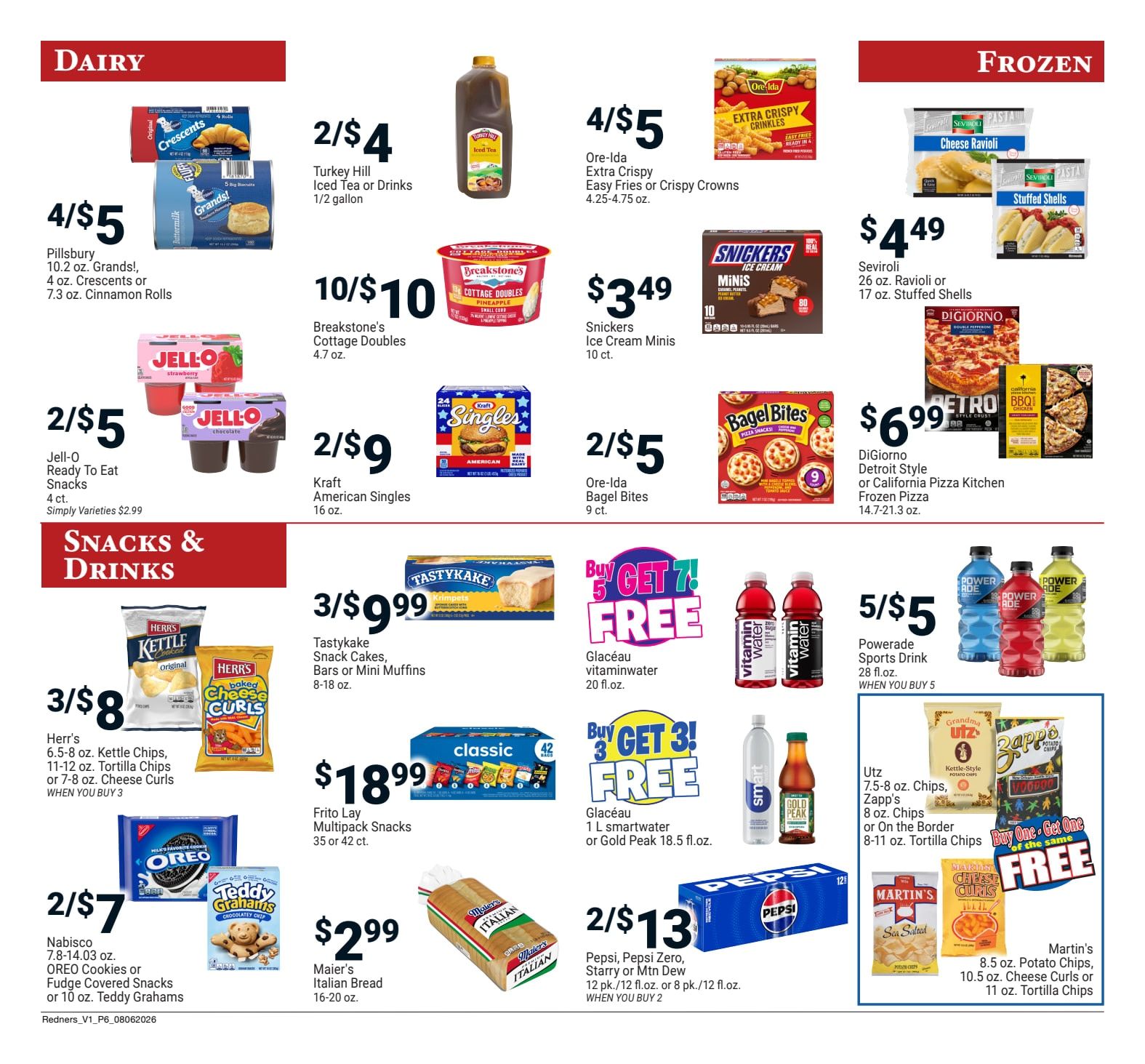 Redner's Markets (Ephrata and other locations, PA) Weekly Ad August 6 - 12, 2026