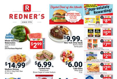 Redner's Markets (Schuylkill Haven, PA) Weekly Ad August 6 - 12, 2026