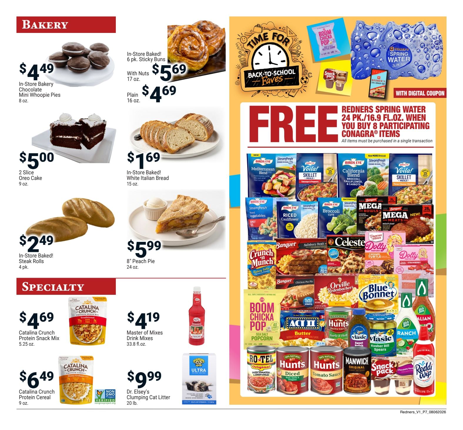 Redner's Markets (Schuylkill Haven, PA) Weekly Ad August 6 - 12, 2026
