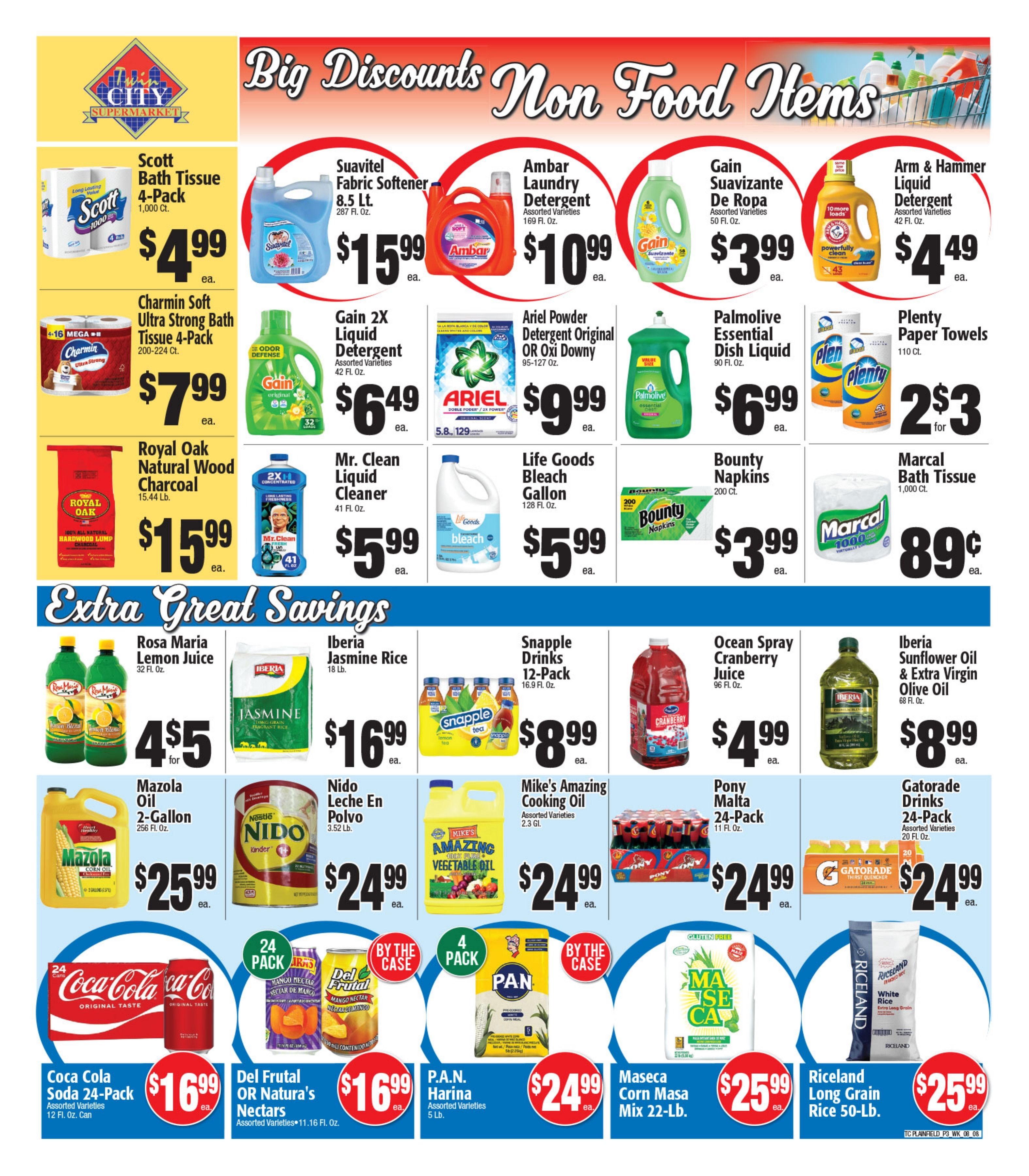 Twin City Supermarket (600 Park Avenue, Plainfield, NJ) Weekly Ad August 8 - 14, 2026