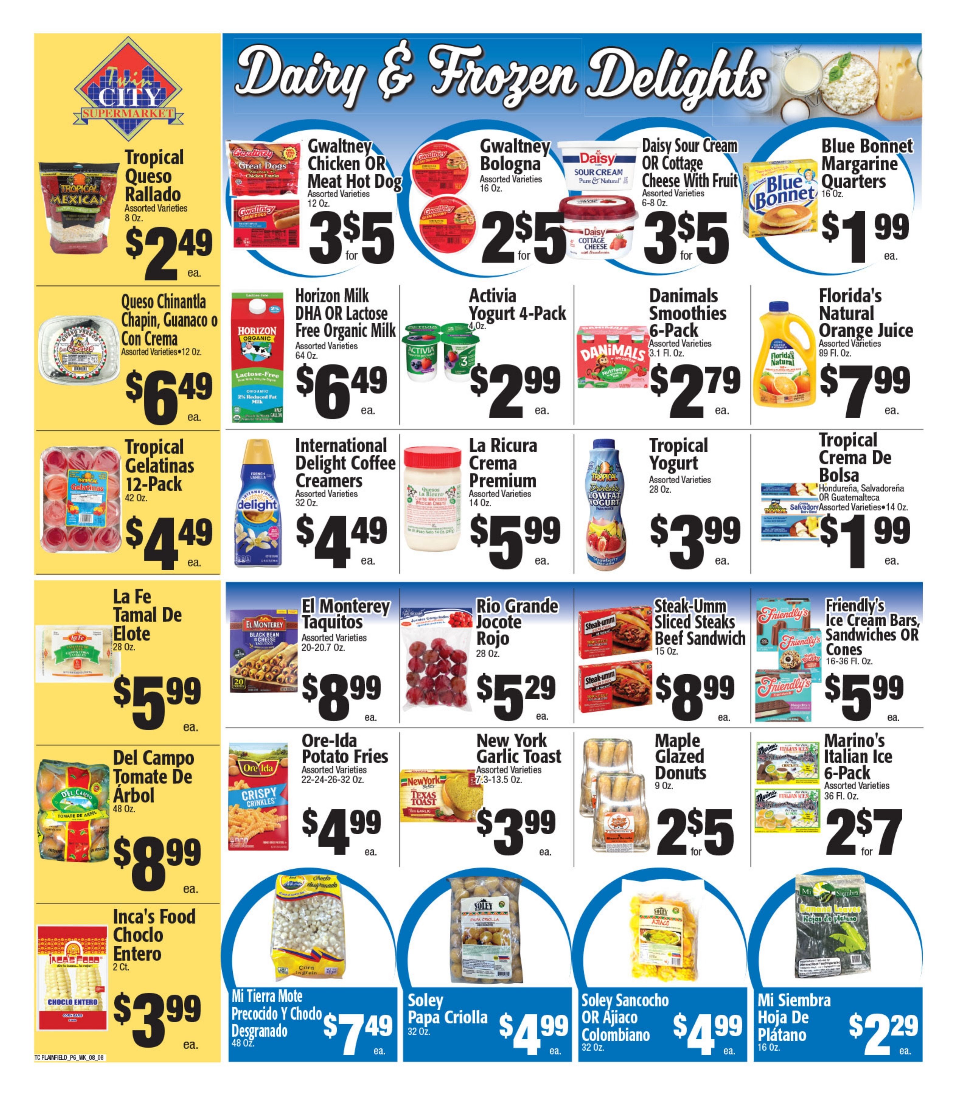 Twin City Supermarket (600 Park Avenue, Plainfield, NJ) Weekly Ad August 8 - 14, 2026