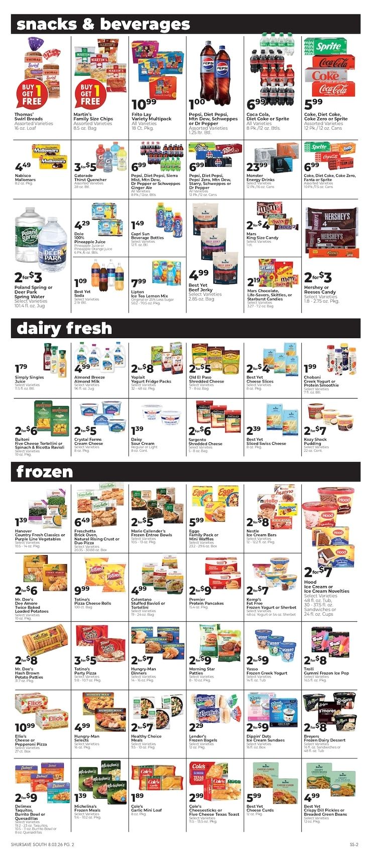 Hocker's Markets Weekly Ad August 6 - 12, 2026