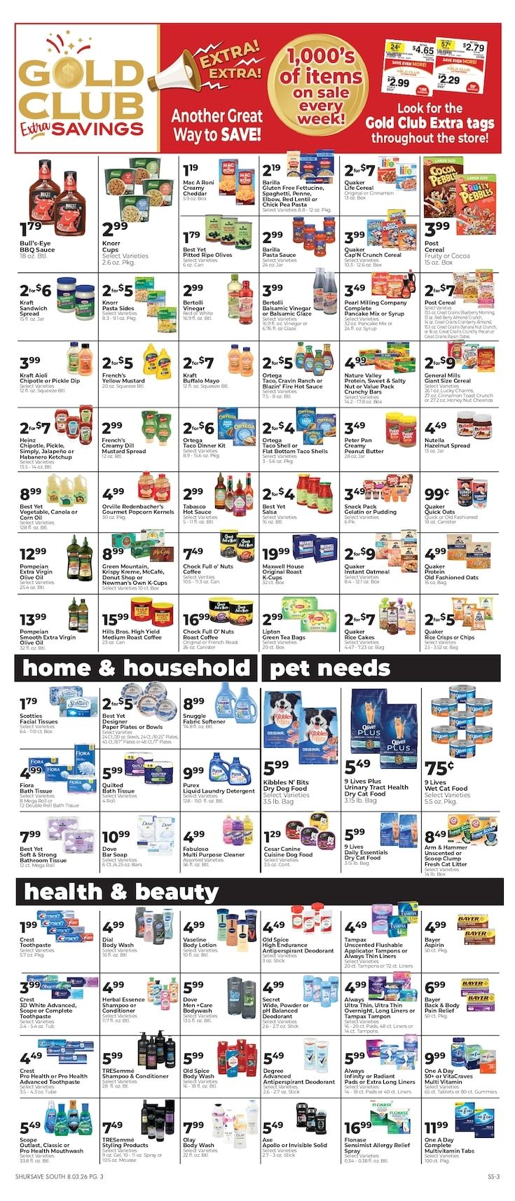Hocker's Markets Weekly Ad August 6 - 12, 2026