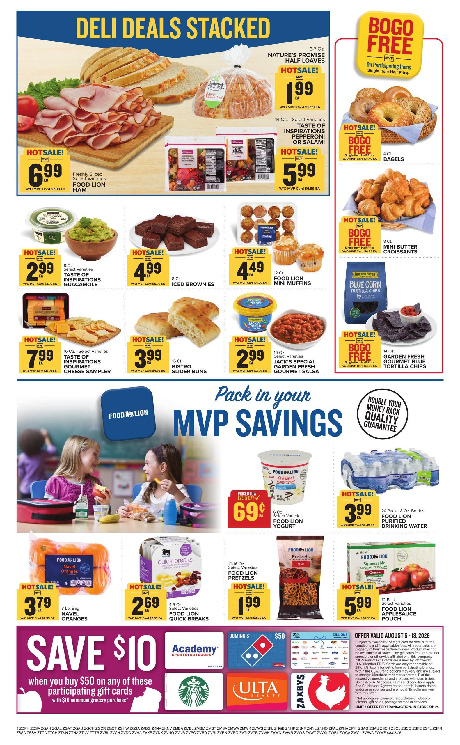 Food Lion (Goldvein Area, VA) Weekly Ad August 5 - 11, 2026