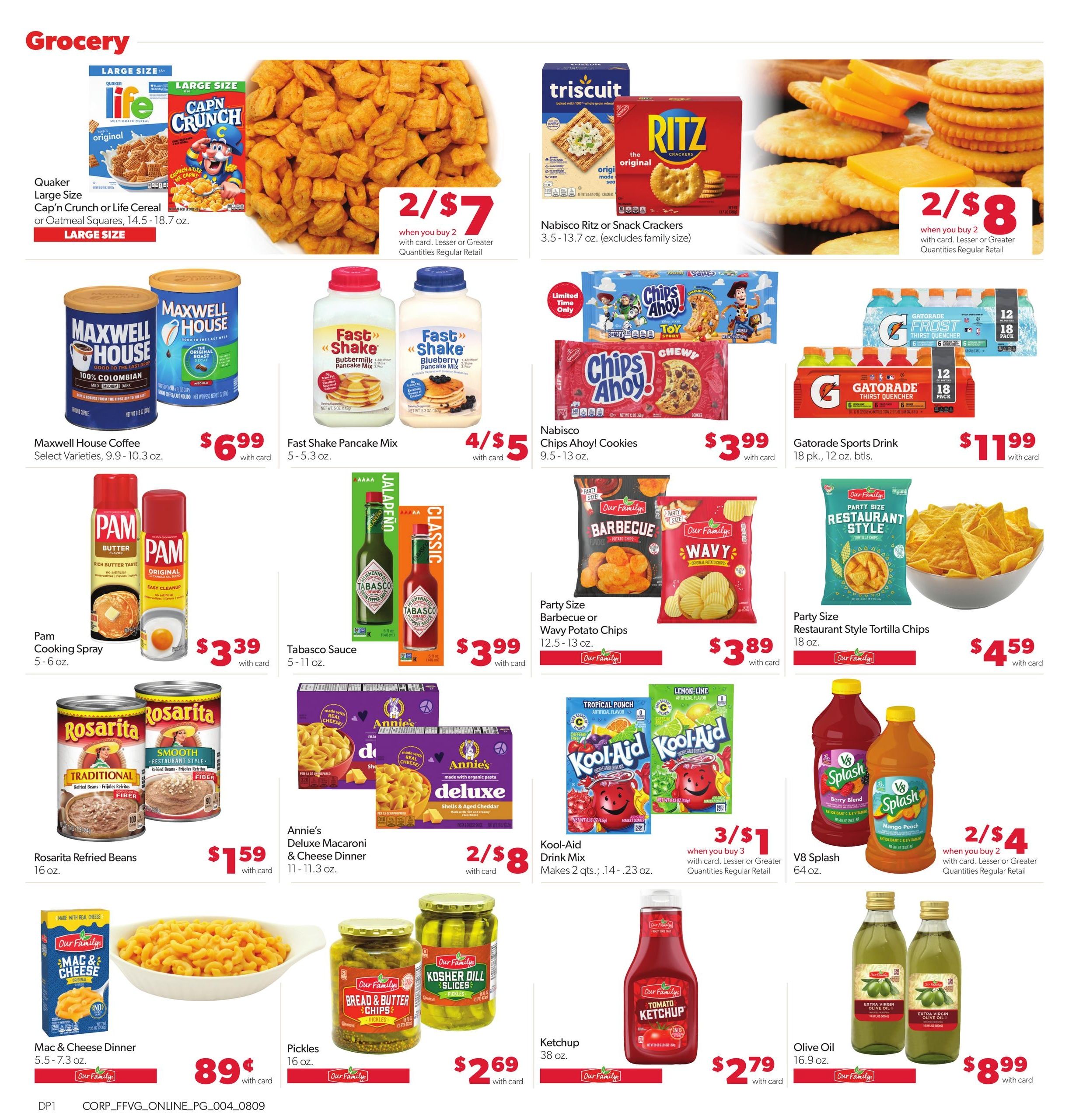 VG's Grocery Weekly Ad August 9 - 15, 2026