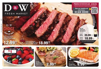 D&W Fresh Market (Lansing–Ann Arbor Area, MI) Weekly Ad August 9 - 15, 2026