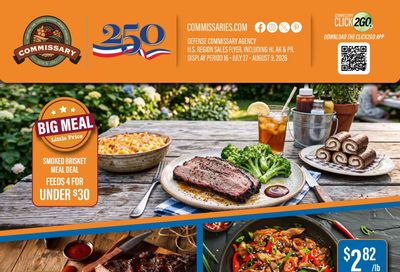 Commissary Store Weekly Ad July 27 - August 9, 2026