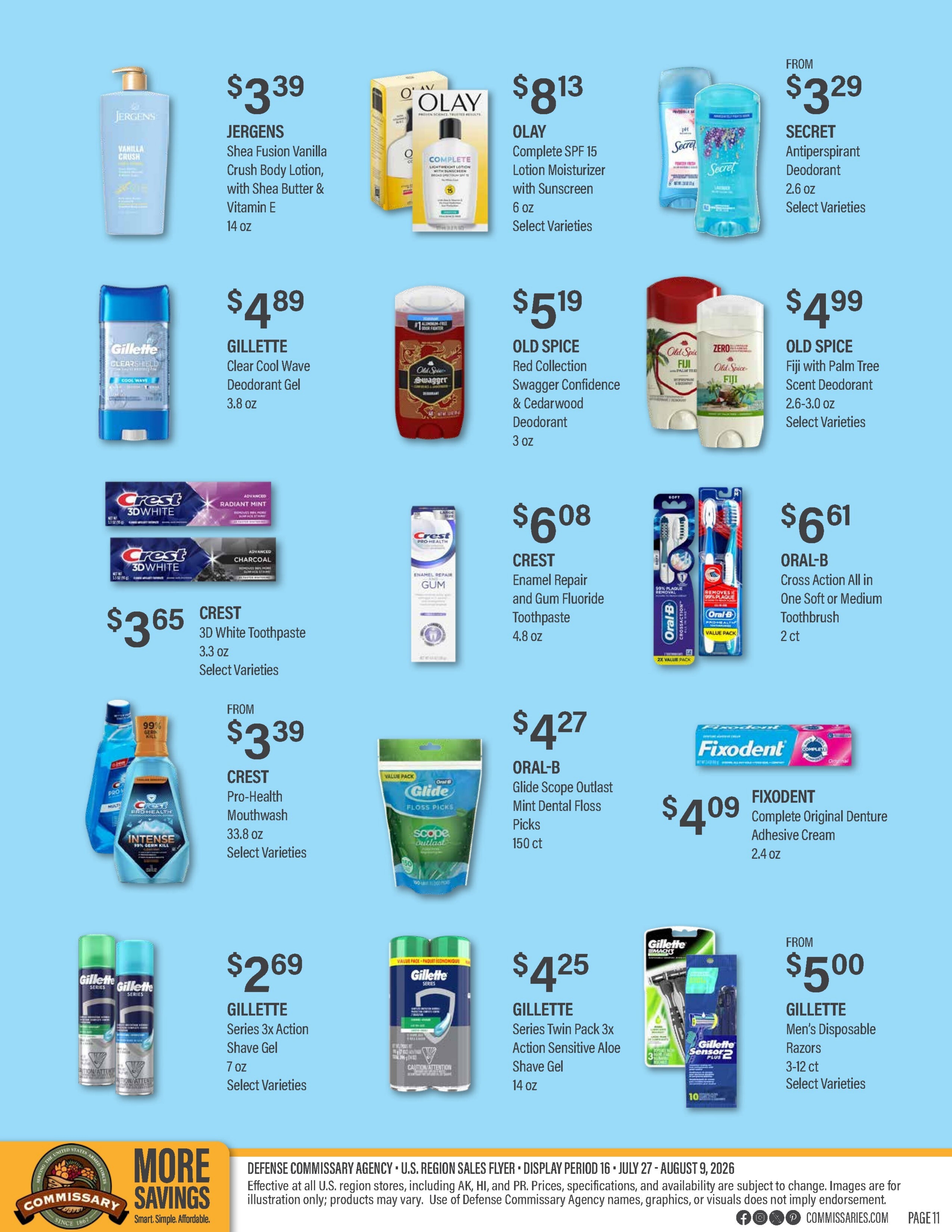 Commissary Store Weekly Ad July 27 - August 9, 2026