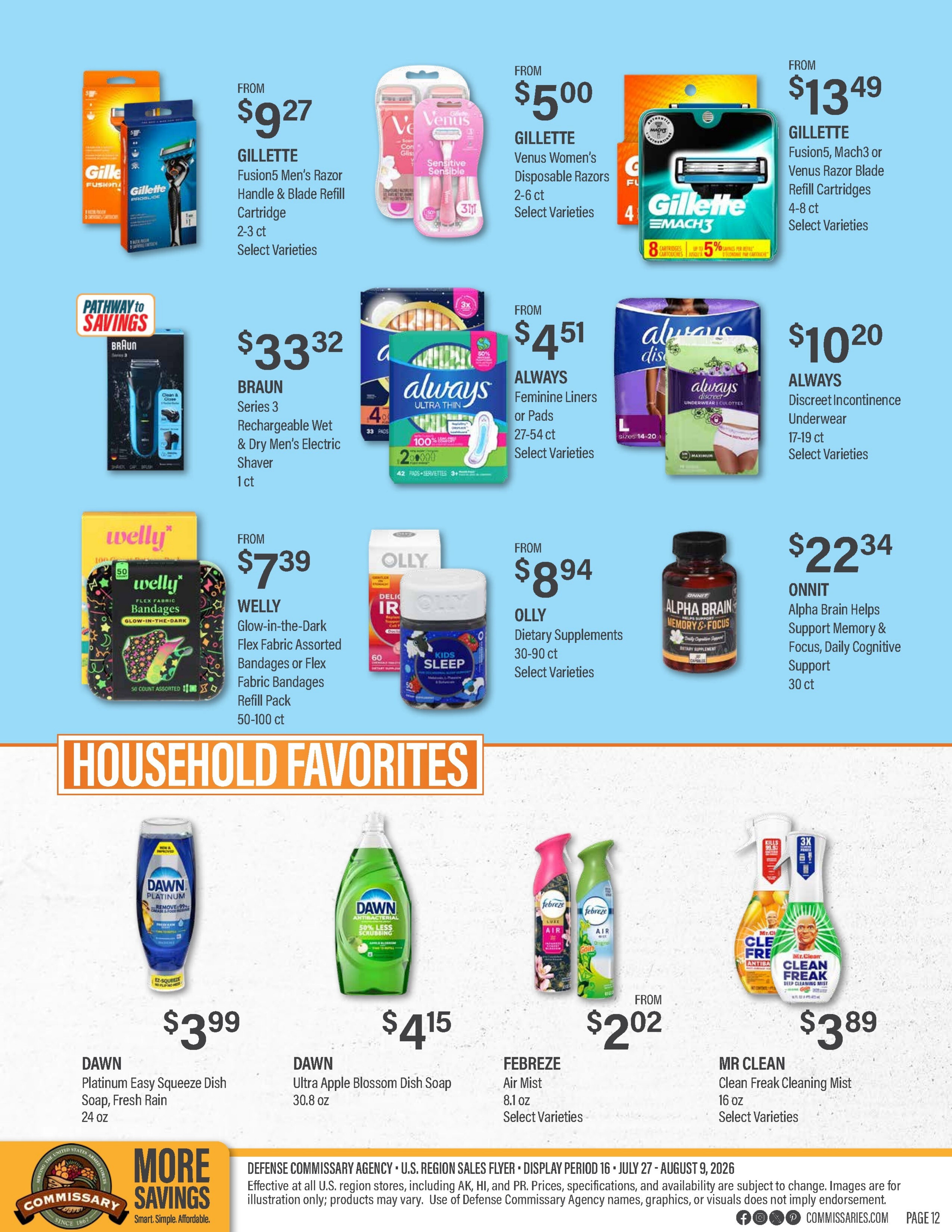 Commissary Store Weekly Ad July 27 - August 9, 2026