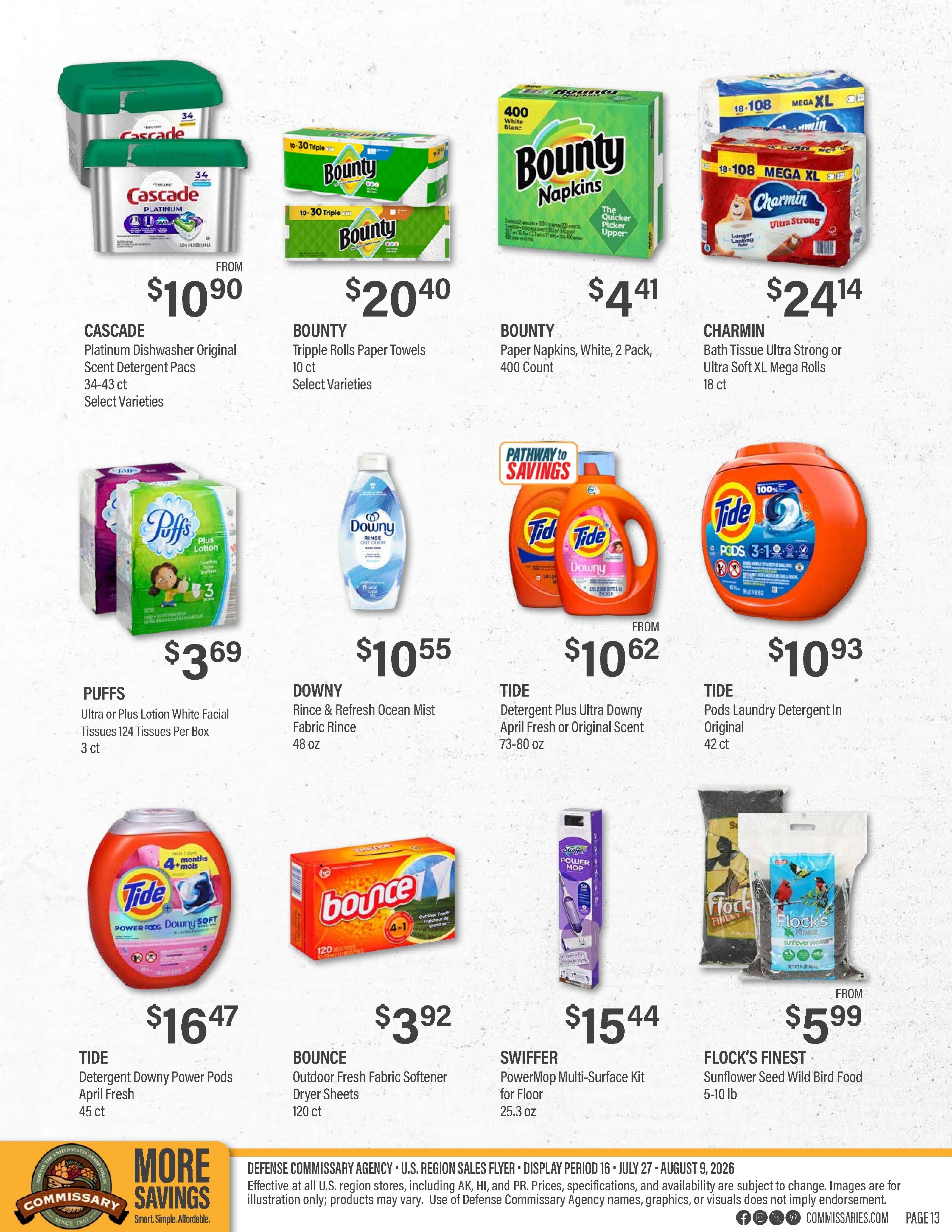 Commissary Store Weekly Ad July 27 - August 9, 2026